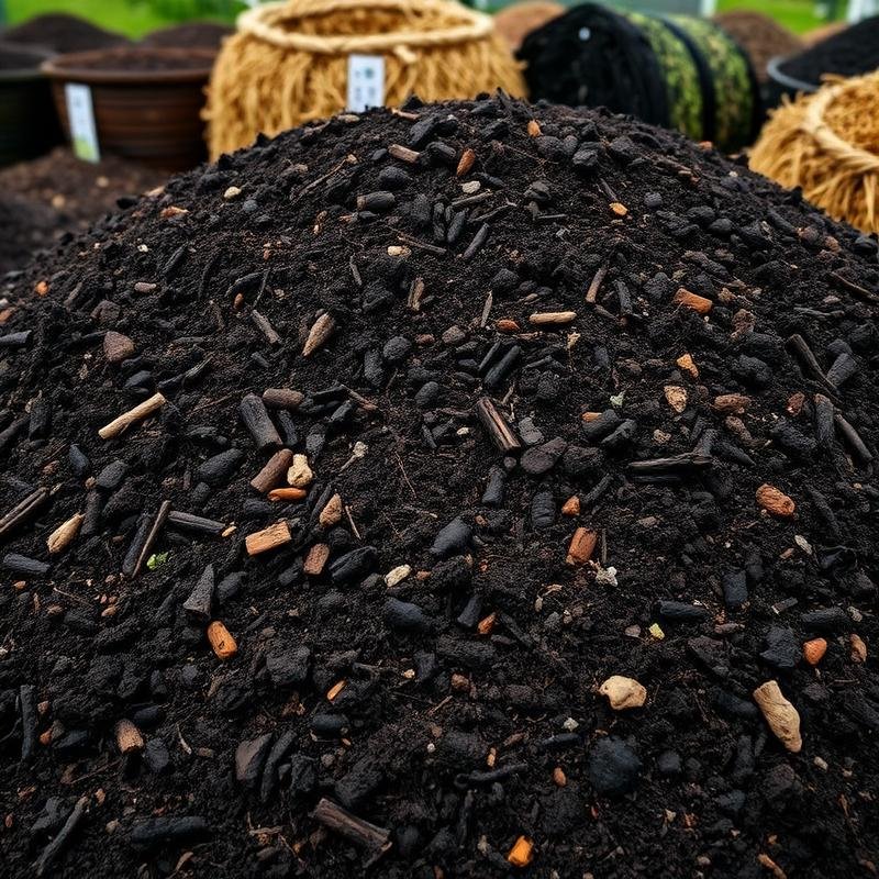 Compost bulk material supplied by NOLA Sand and Gravel