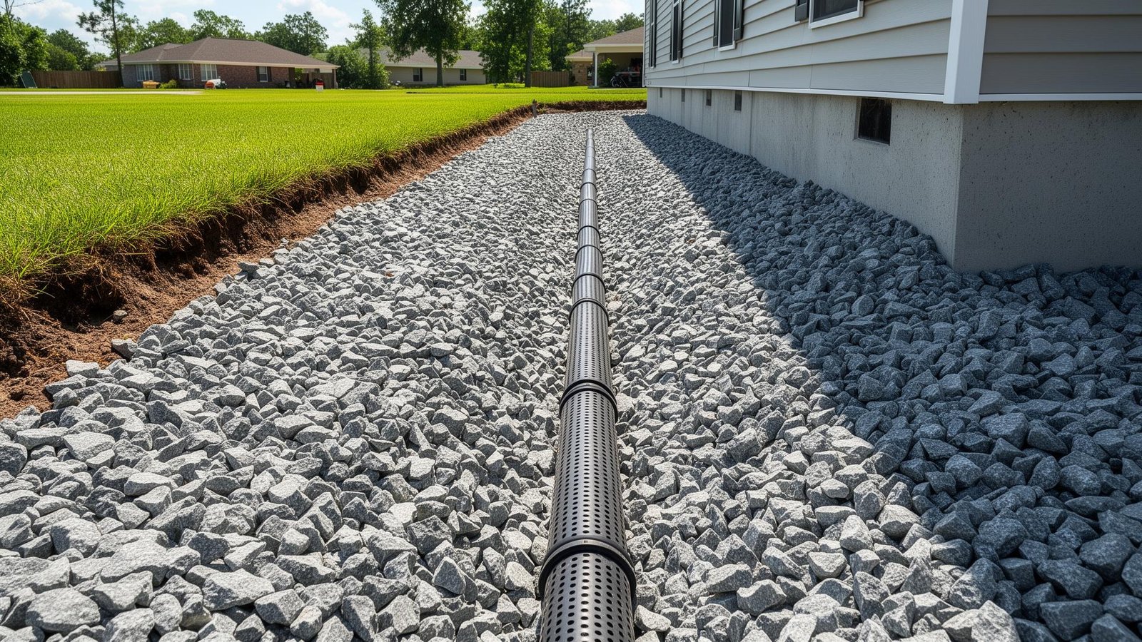 #57 Gravel in use on a New Orleans project