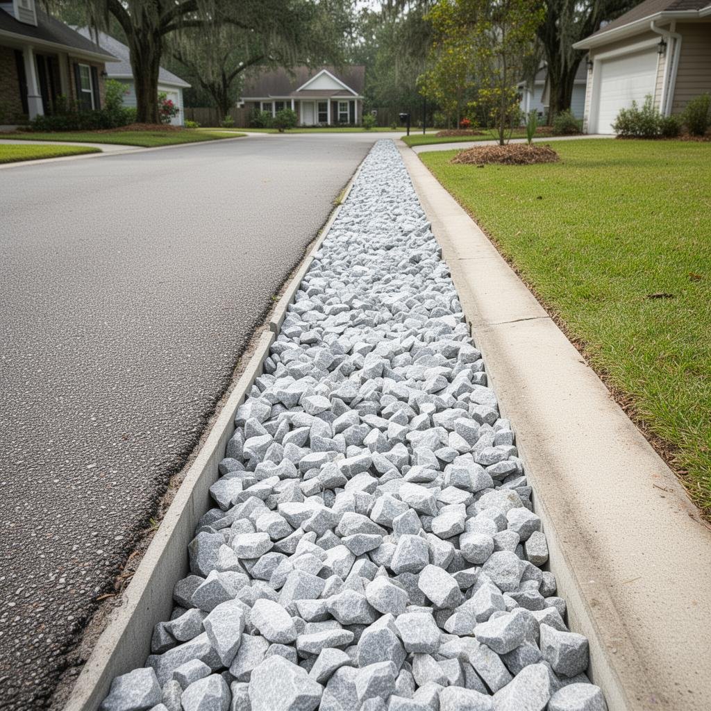 #57 Limestone in use on a New Orleans project