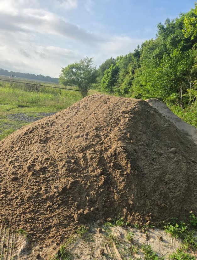 Fill Sand bulk material pile - NOLA Sand & Gravel