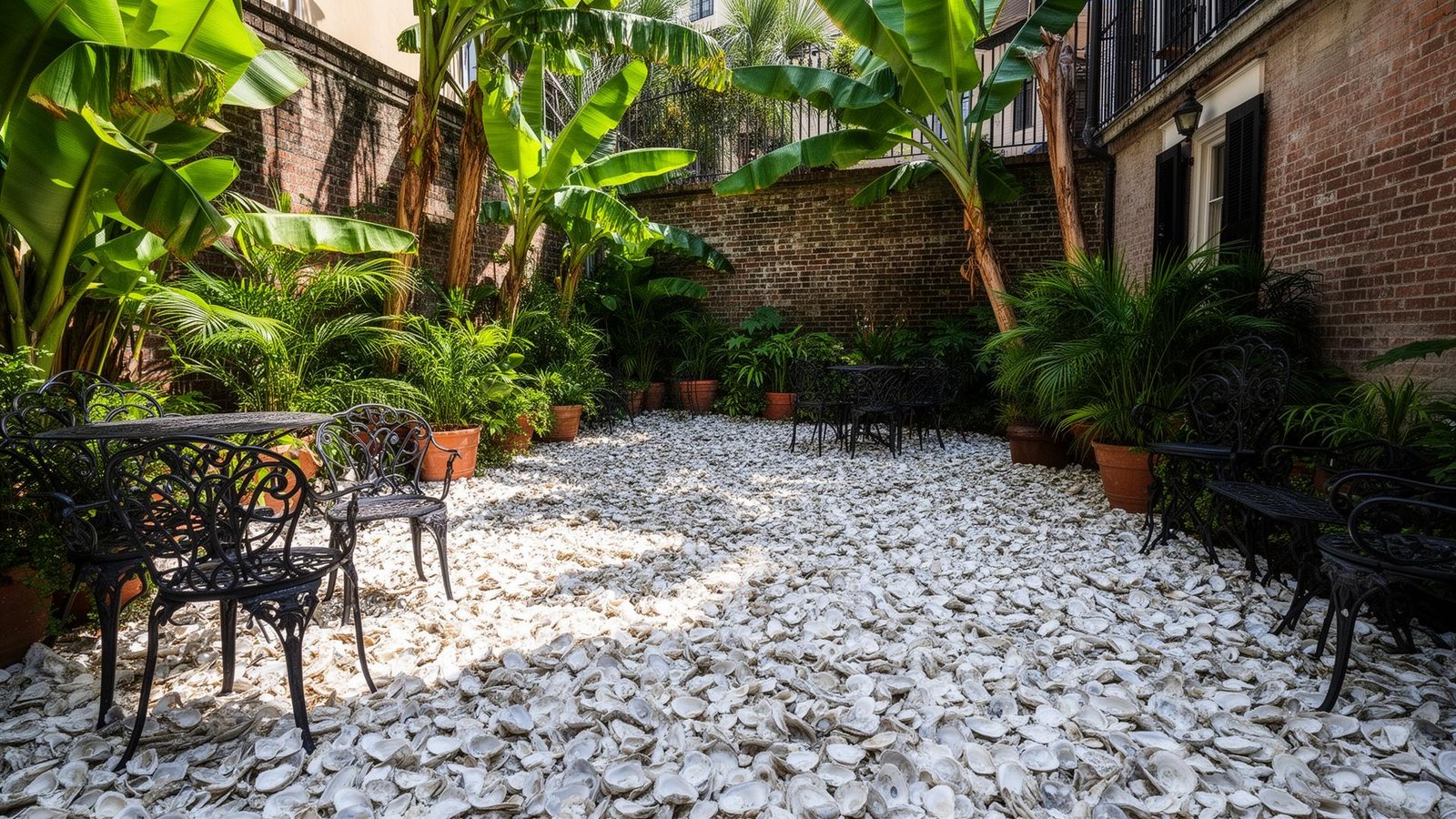 Oyster Shell in use on a New Orleans project