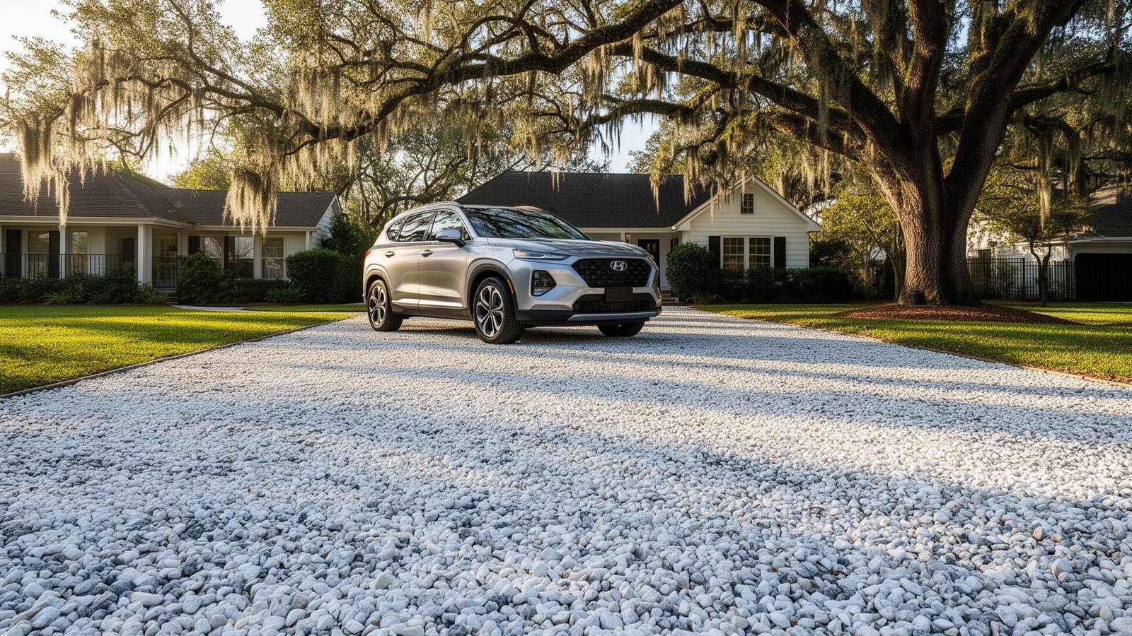 River Gravel in use on a New Orleans project