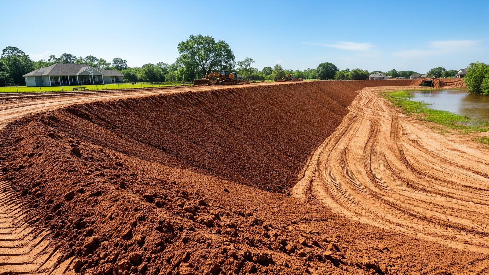 Spillway Dirt in use on a New Orleans project