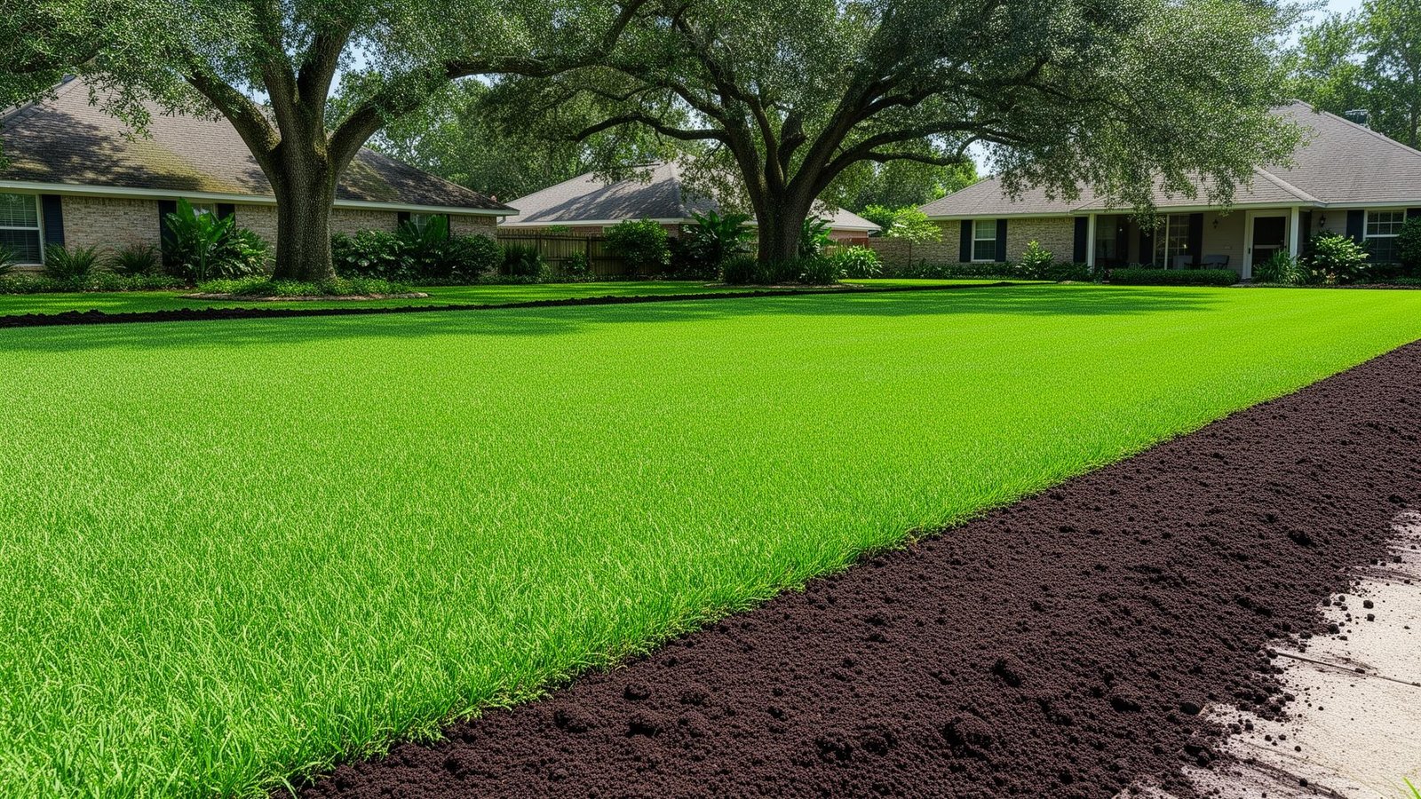 Topsoil in use on a New Orleans project